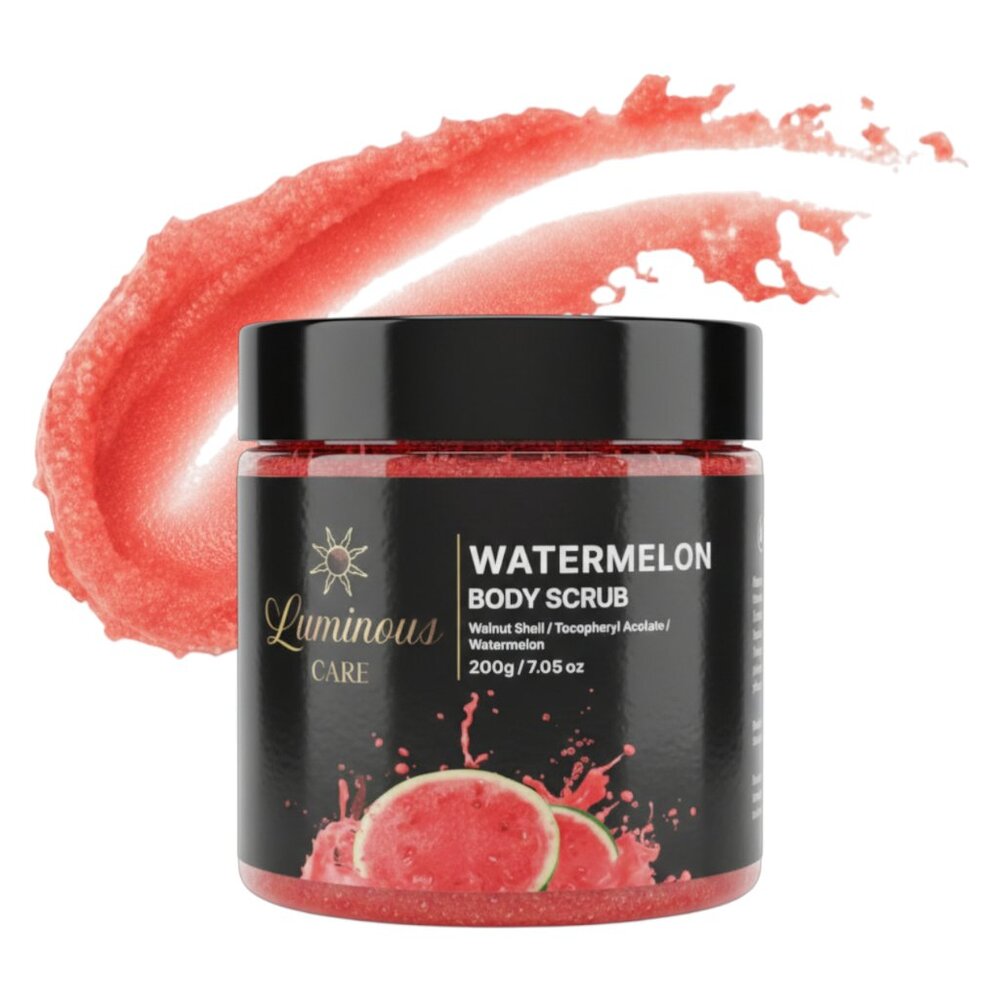 Watermelon Sea Salt Body Scrub 200g Exfoliating Hydrating Smooth Skin Luminous